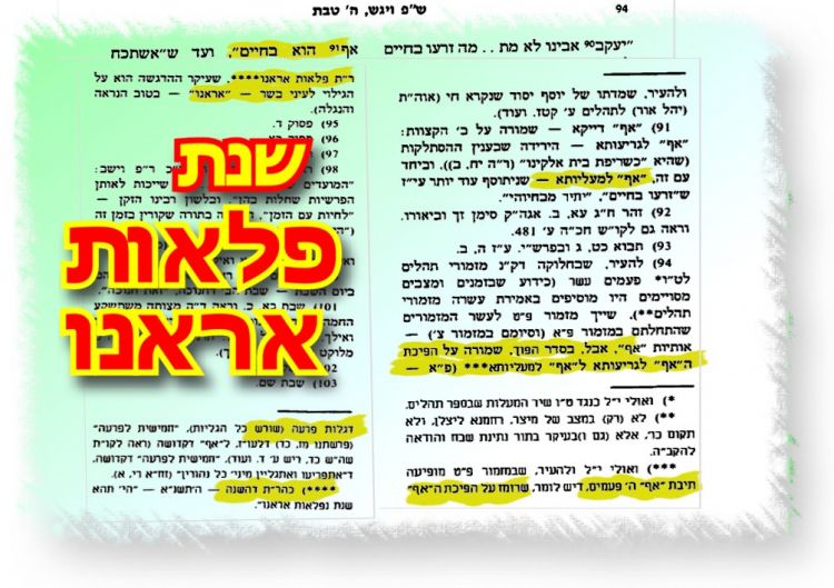 תהיה שנת פלאות אראנו
