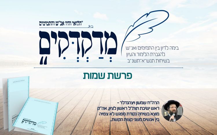 'מדקדקים' על הדבר מלכות ש"פ שמות תשנ"ב