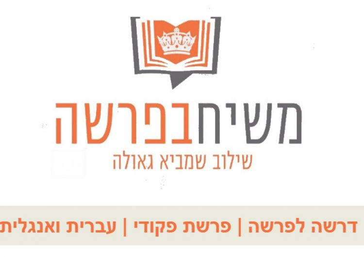 משיח בפרשה - פרשת פקודי
