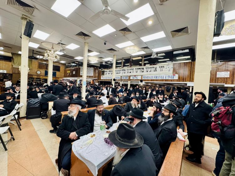 ב-770 חגגו את דידן נצח בהתוועדויות שמחה