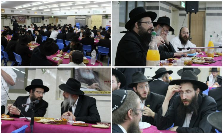 המונים בהתוועדות כ' מנחם-אב המרכזית