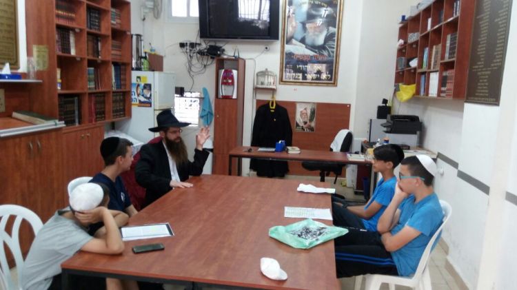 תיעוד מהשטח • שיעור הכנה לבר מצווה