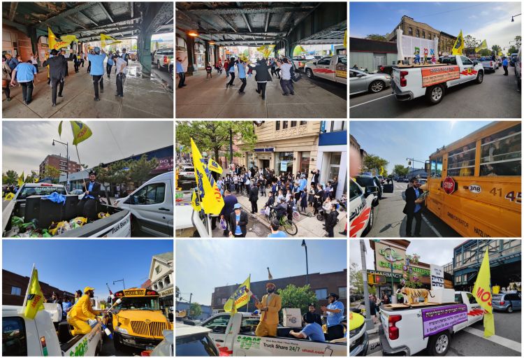 תיעוד: הבחורים ב770 יצאו לתהלוכות בניו יורק