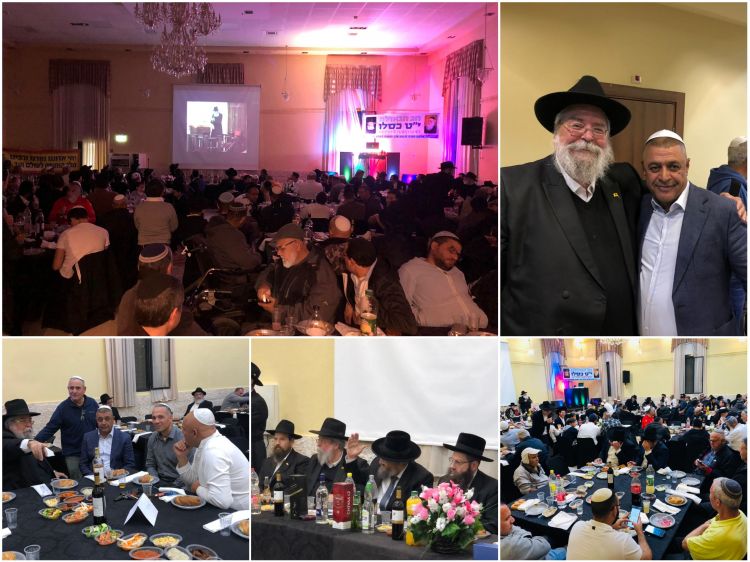 באר שבע: מאות חגגו אמש בכינוס 'הקהל' והתוועדות מרכזית