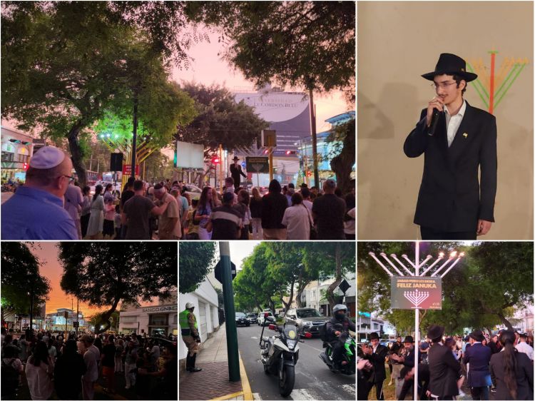 בצל המהומות: בפרו חגגו את נס חנוכה