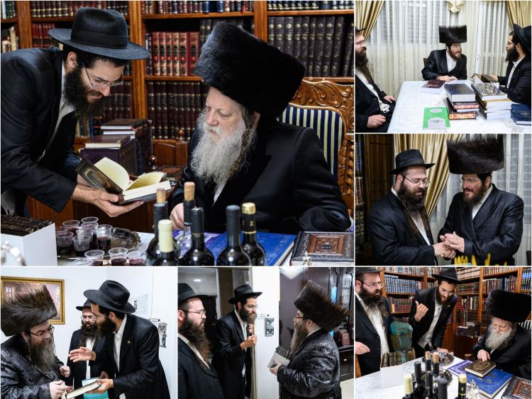 ראשי ארגון ׳יפוצו׳ בביקור חג אצל אדמו"רים ומו"צים