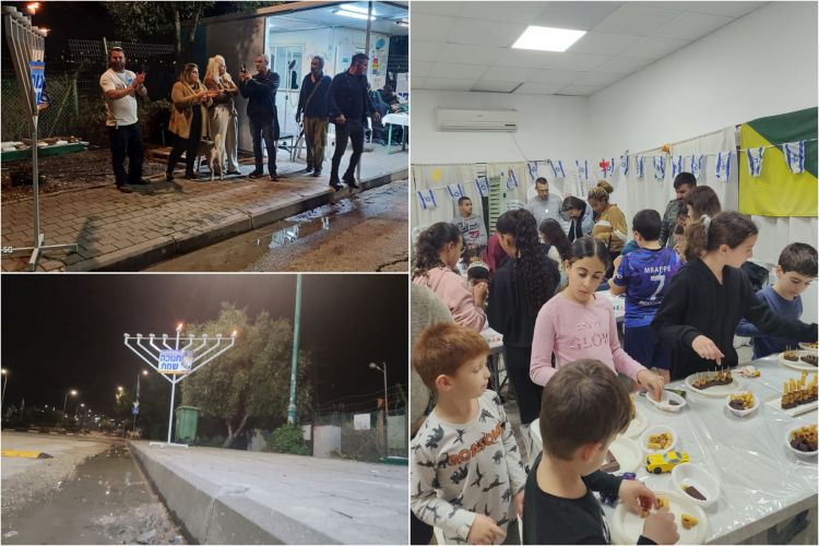 שלהבות ברזל בישוב גדעונה: מבצע חנוכה של בית חב"ד