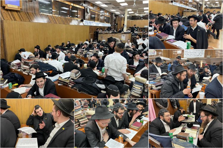 סדר הכנה מיוחד ב770 לרגל יום הנשיאות י'-י"א שבט | גלריה