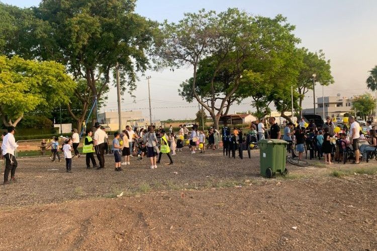 תהלוכת ל"ג בעומר מרגשת במושב זבדיאל בארץ הקודש
