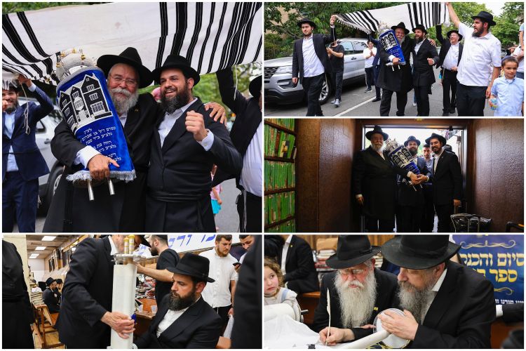מבית משיח 770 לבאר שבע: שמחת הכנסת ספר תורה בשכונת המלך