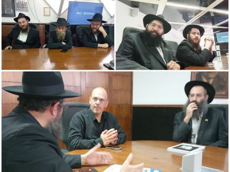 בת ים: השלוחים בפגישה עם ראש העיר