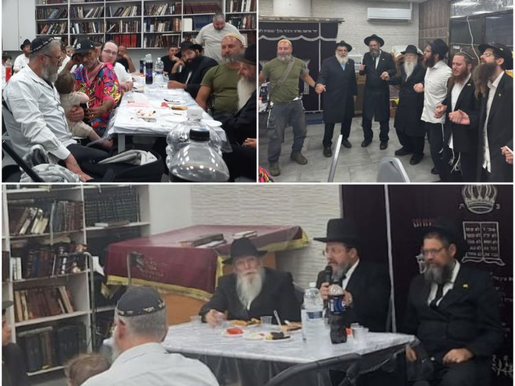 התוועדות ח"י אלול מרגשת בבית חב"ד המרכזי בבת ים