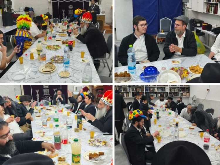 בת ים: משתה ליל הפורים המסורתי הפך לסעודת הודיה על הניסים