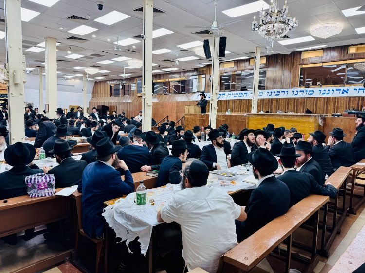 ב770 התוועדו לרגל יום הילולת ר' לוי יצחק