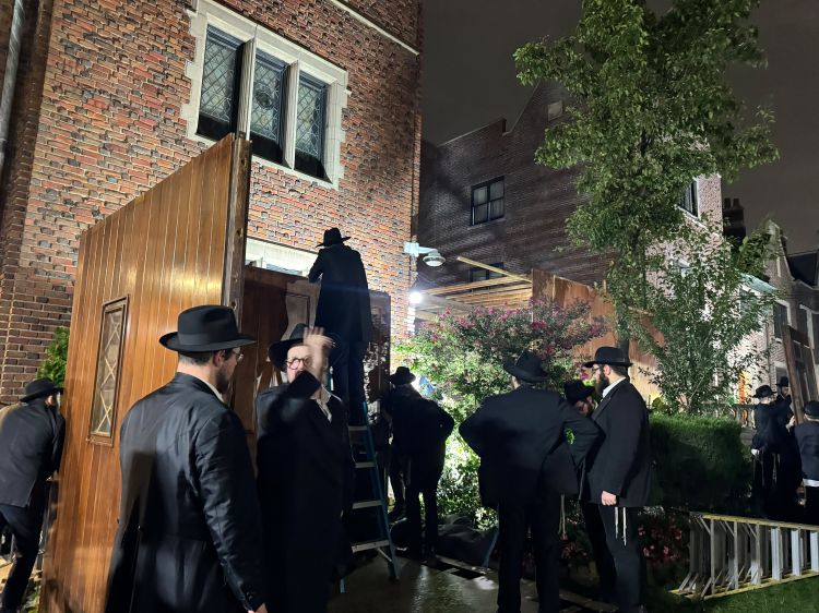 'הרחמן הוא יקים לנו את סוכת דוד': הוקמה סוכת מלך משיח