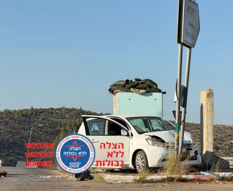 פיגוע דריסה בכביש 443: לוחם מילואים נפצע קשה, המחבל חוסל