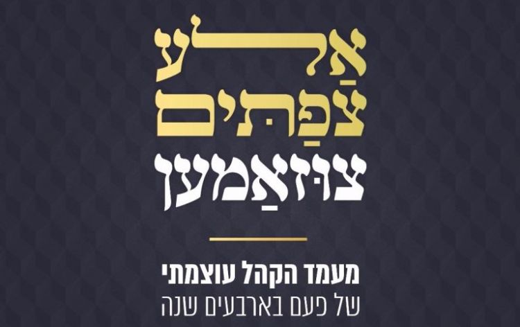 אלע צפתים צוזאמען: מעמד הקהל עוצמתי