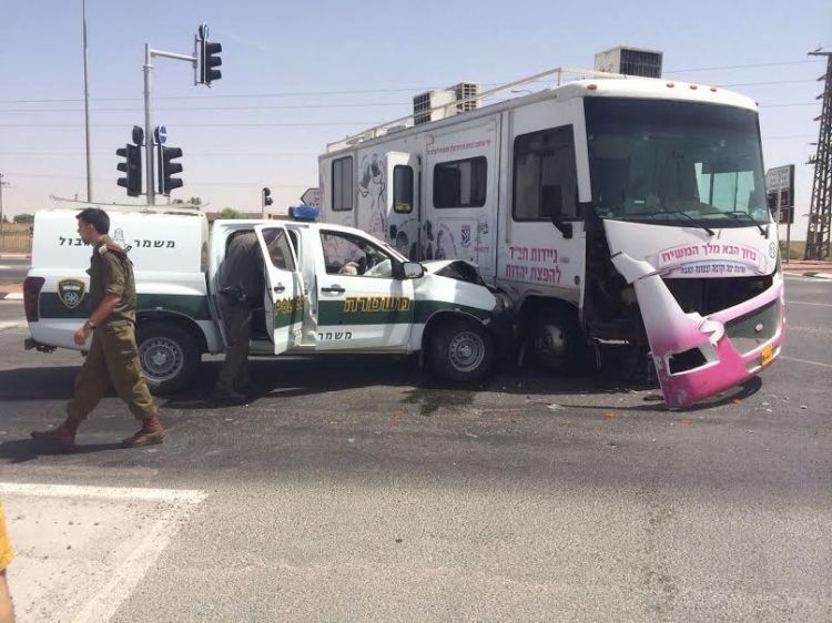 טנק המבצעים נפגע בדרך לבאר שבע