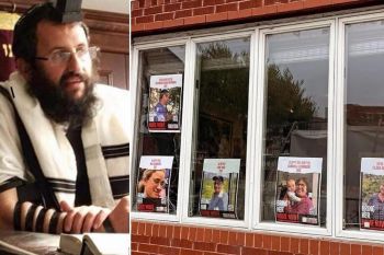 תמונות החטופים ששוחררו שהיו על חלון הבית חב"ד: השליח בראיון לעמי מימון