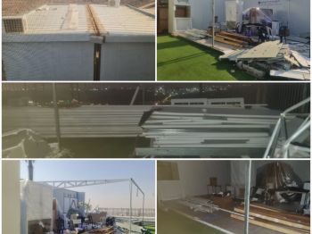 בושה וחרפה: בית הכנסת של חב"ד ביישוב נעלה נהרס