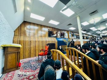 תיעוד מצולם: היממה הראשונה של חנוכה ב770