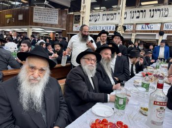 מאות השתתפו בהתוועדות כ״ד טבת המרכזית ב־770