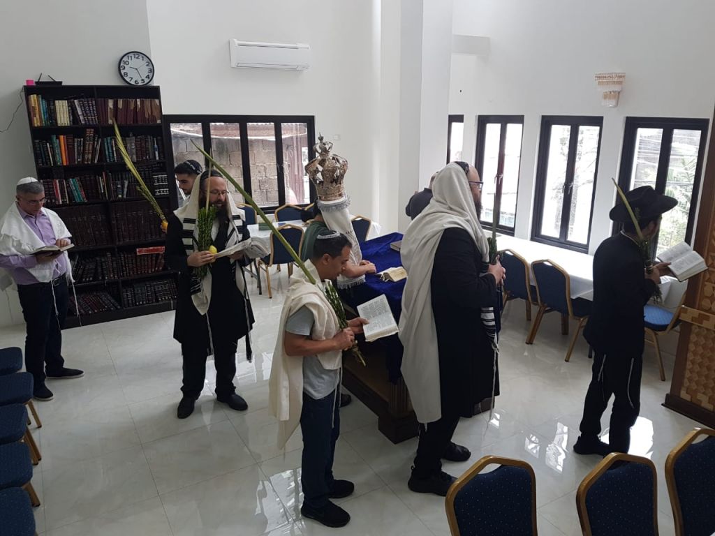 בית הכנסת בבניין החדש