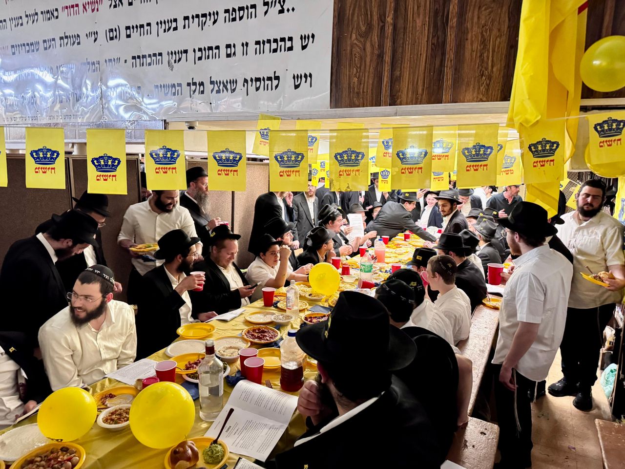 שמחה והתעוררות רבה בהתוועדות ג' תמוז ב770