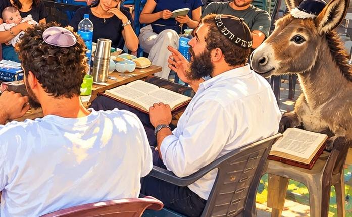 החמור בהודו שהוסמך לאח רפואי והציפייה לחמורו של משיח: השליח בהאמפי בראיון