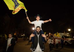 שמחת קידוש לבנה חודש ניסן ב770