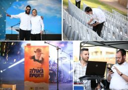 גלריה: ההכנות לעצרת הגאולה