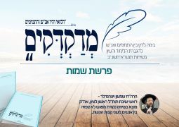 'מדקדקים' על הדבר מלכות ש"פ שמות תשנ"ב