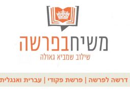 משיח בפרשה - פרשת פקודי