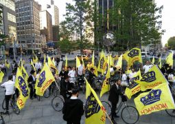 התמימים כיסו את ניו יורק בדגלי משיח