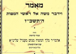 פירסום ראשון מאמר לפ' מטות