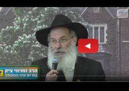 כינוס הפעילים • צפו: נאום הרב זמרוני ציק