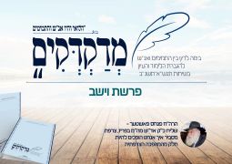 "מדקדקים" על דבר מלכות וישב