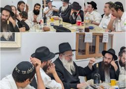 ט"ו אלול: בהוד השרון התוועדו עם הרב לנדא