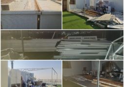 בושה וחרפה: בית הכנסת של חב"ד ביישוב נעלה נהרס