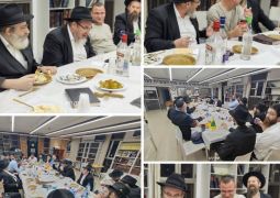 באר שבע: התוועדות סוחפת בישיבה עם הרב לנצנר